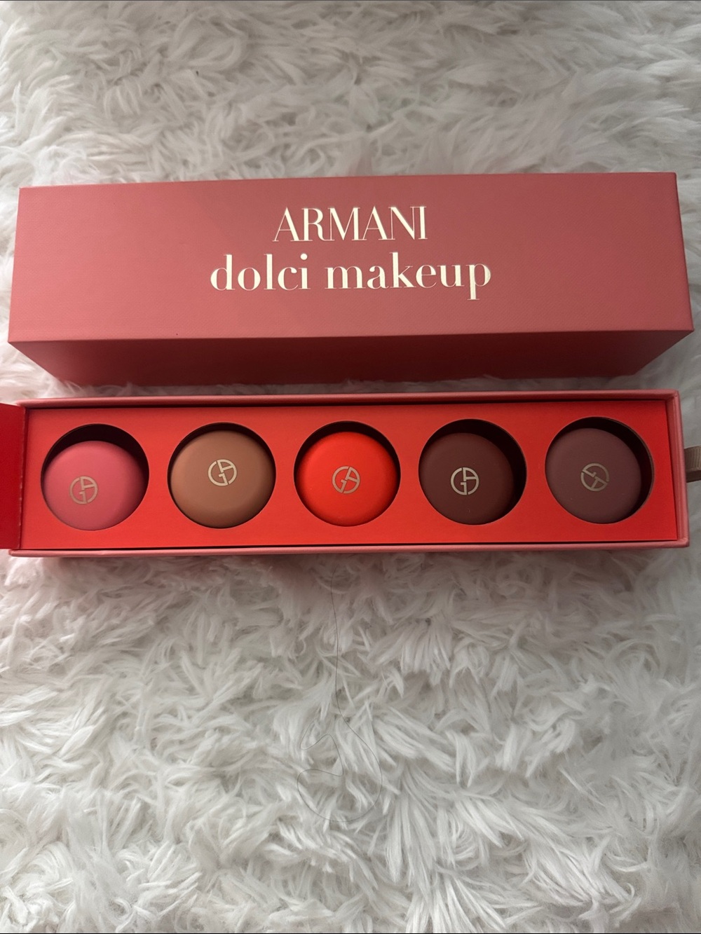 Exclusive PR Giorgio Armani Dolci Makeup 5pc Blush Set